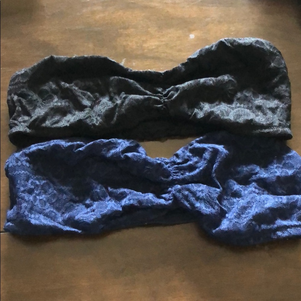 Two PINK Victoria’s Secret Lace Bralette